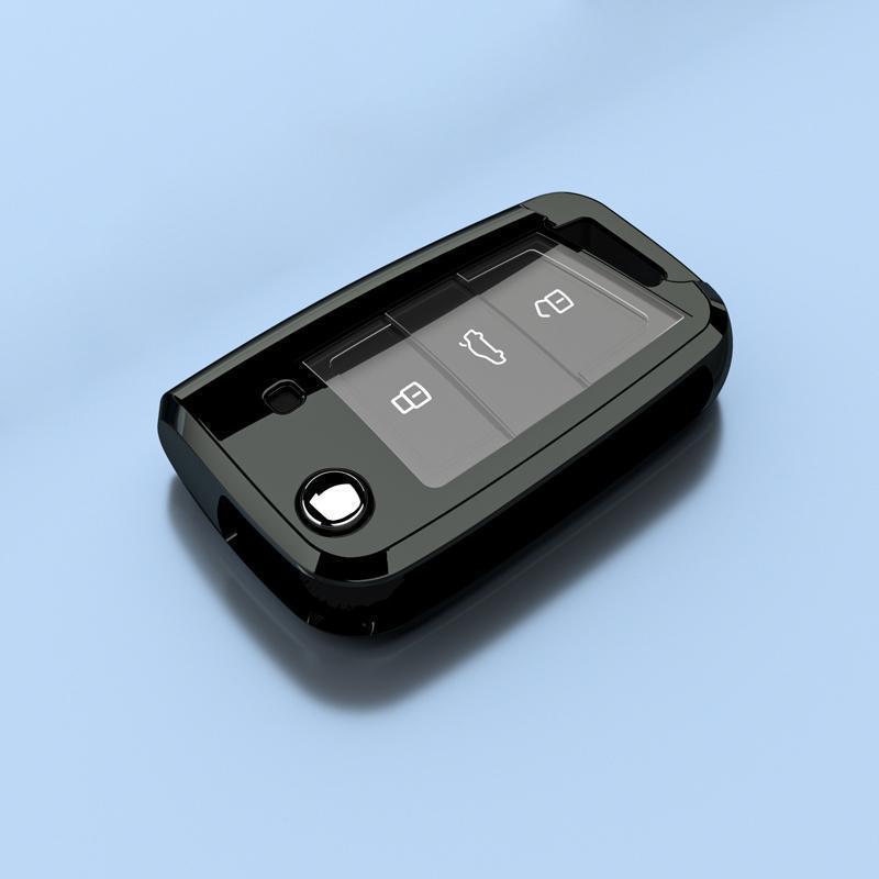 Luxury Key Case for 15-21 Volkswagen Lamando - Foldable Design for Men and Women