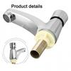 Self Closing Faucet with Time Delay for Efficient Water Use In Bathrooms
