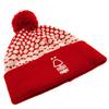 Nottingham Forest FC Knitted Turn Up Bobble Hat