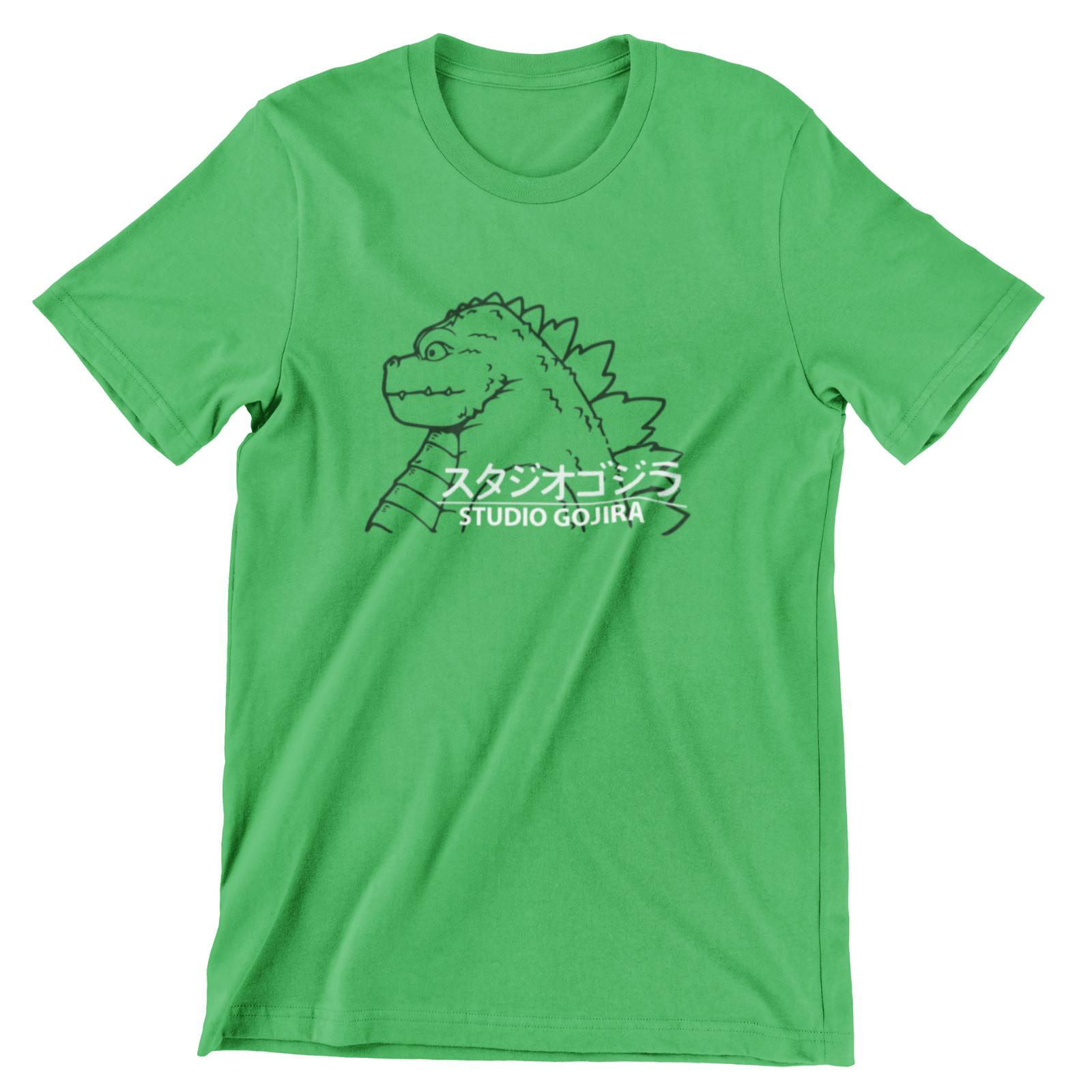 Studio Gojira T-Shirt Mens Womens Tees Top Godzilla Ghibli Inspired design 4XL