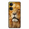 For Vivo iQOO Neo9 Pro Case TPU Silicone Soft Back Cover for Vivo iQOO Neo9 Neo 9 Black Fashion Cool Animals Coque Lion Tiger