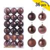 36p Christmas Alien Ball Pendant Christmas Tree Decoration Pendant Set Christmas Ball Festival Decoration Scene Arrangement