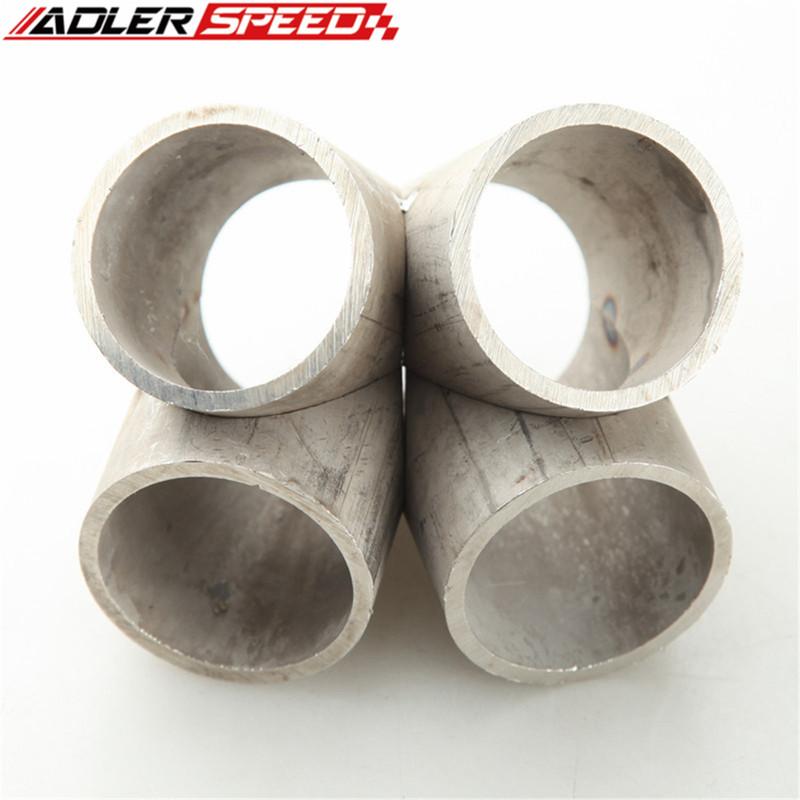 Stainless Steel 4 Cylinder Manifold Header Merge Collector Fit T3/T4 T3 T3/T4 (72mm x 48mm) Out size Turbo Inlet