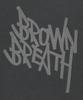 BROWNBREATH Tag Pigment Tee - Charcoal