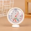 Mini Round Pointer Thermometer Hygrometer Bell Shaped Analog Hygrometer Humidity Watch -30-50 Celsius Degree For Garden