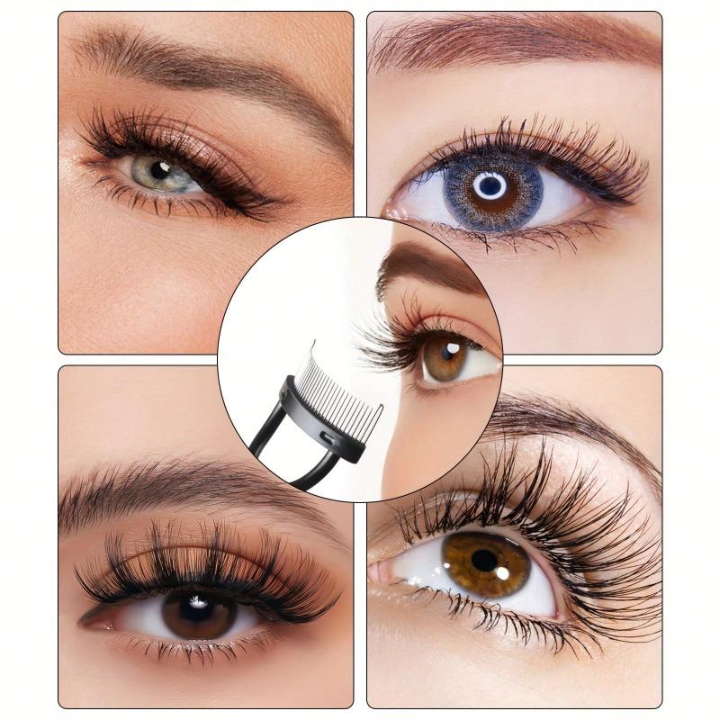 1 Piece Of Stainless Steel Ultra-Fine Eyelash Steel Comb, Recommended By Makeup Artists For Shaping And Combing After Clamping
