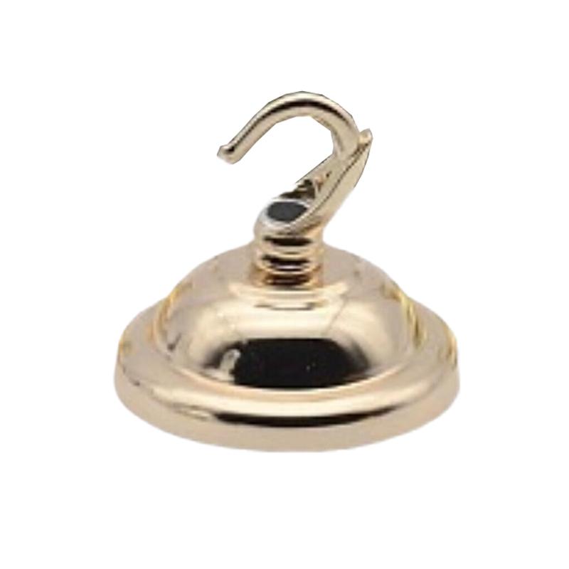1 Set Ceiling Mount Pendant Lamp Base Black/White/Bronze/Gold/ 56Mm Diy Round Iron Hook Ceiling Plate Base