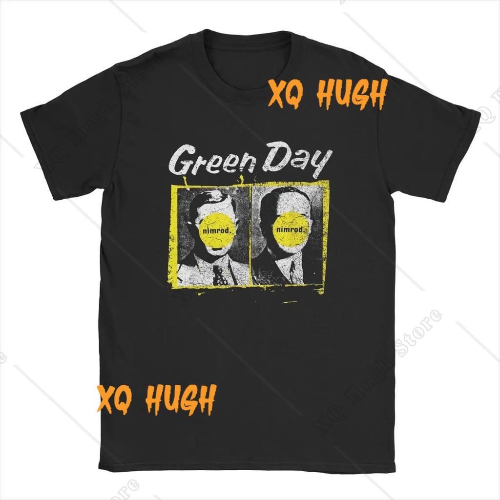 Men Green Days T-Shirtler Fresh Dookie Saviors Hip Hop Hayranları Hediye %100 Pamuk Üstler Kısa Kollu Yuvarlak Yaka Tişört Büyük Beden Tişört
