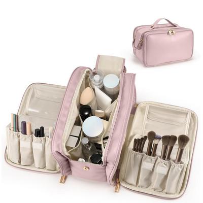 Genți de machiaj pentru femei Geantă de machiaj de călătorie Organizator cosmetic Geantă impermeabilă pentru organizarea machiajului cu mâner Geantă cosmetică de călătorie