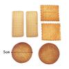 Artificial Dessert Decoration PU Biscuit Cookie Display Pretend Play Toy for Kids Wedding Exhibition