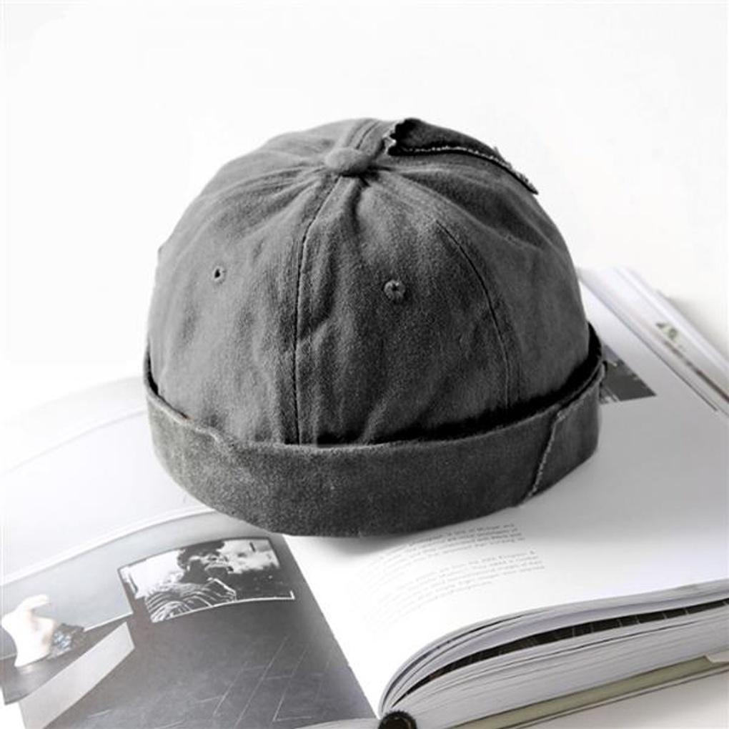 Tio Vintage Watch Cap (Gray) / Brimless Skullcap