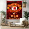 Manchester Custom Your Name Wall Decor Tapestry Art For Pet Memorial Birthdaywedding Party Backdrop Family Gift