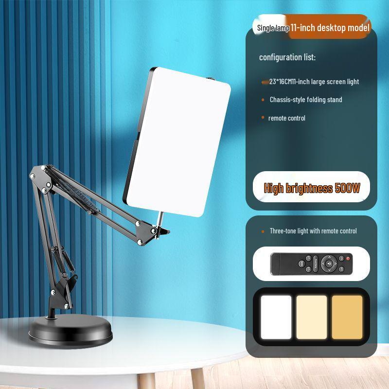 800W LED Soft Light Panel for Photography & Beauty Live Streams