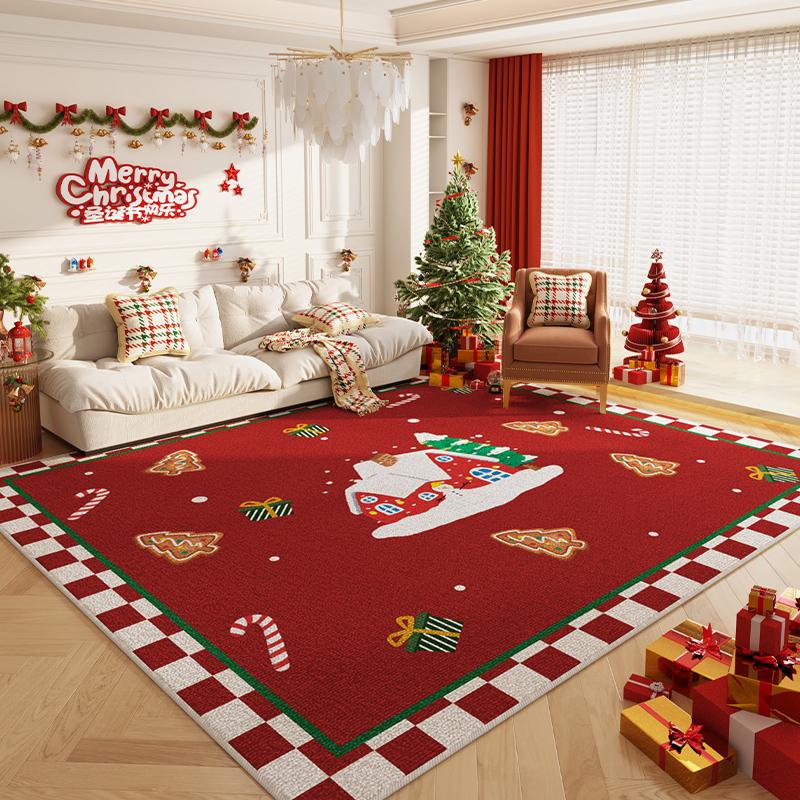 Rug Christmas Winter Seasonal Warmth Floor Mat For Living Room And Bedroom Cold Weather Home Decoration