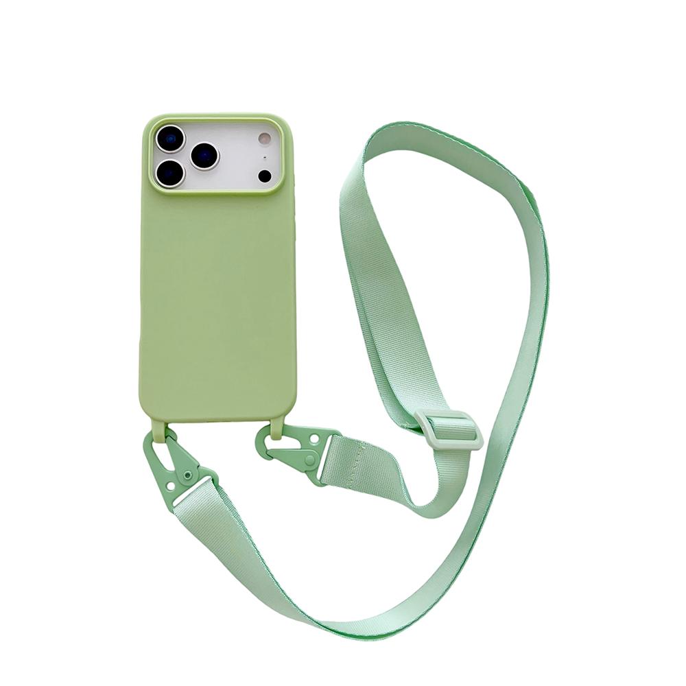 Crossbody Lanyard Silicone Case For iPhone 17 Air 17 16 15 14 13 12 11 Pro Max X XR Max 7 8 Plus Samsung S25 S24 23 Ultra Plus S25 FE A16 A56 A06