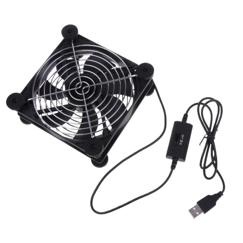 

120 мм вентилятор USB-маршрутизатора 12047 1500 об./мин. охлаждающий вентилятор для компьютерного маршрутизатора, бесшумный для приемника DVR, компьютерного падения single head