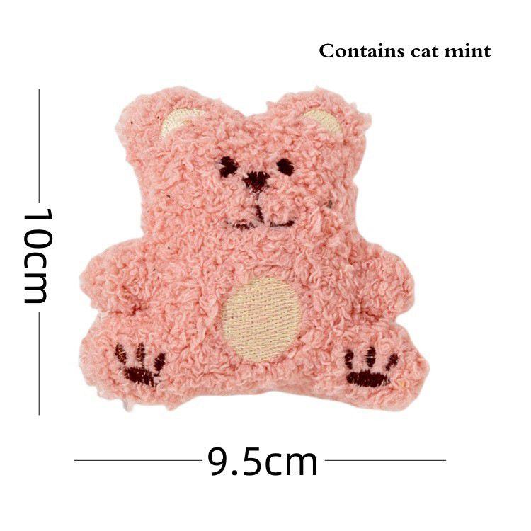 1PC Plush Cat Toy Catnip Cute Funny Chew Cat Playthings Cartoon Interactive Kitten Mini Teeth Grinding Thumb Pet Dog Chewing Toy