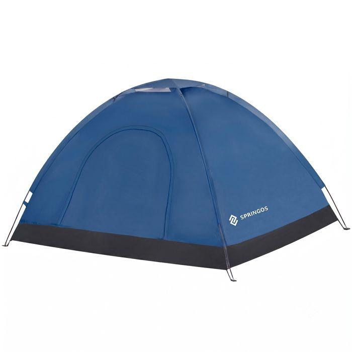 Tente de camping - SPRINGOS - 2 personnes - Imperméable - Légère - Moustiquaire