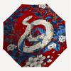 1PC Snake Flowers Umbrella-8-Rib Reinforced Portable Folding Travel Suitable for All Seasons Outdoor Daily Use Is an Ideal Choice  -K0416
