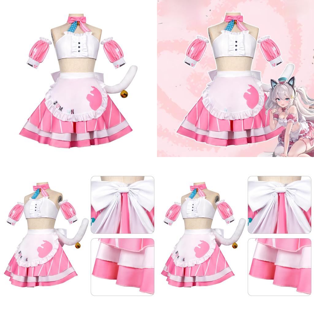 Azur Lane Uss Hammann Cosplay Costume With Polyester Fabric For Anime Role Play