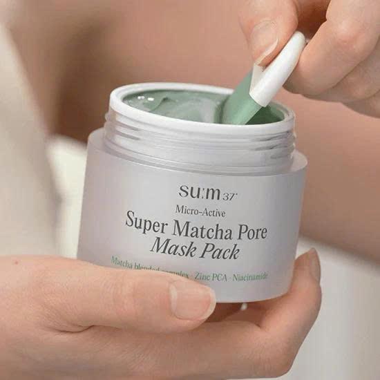 Micro-Active Super Matcha Pore Mask Pack 100ml Korean Luxe Brand Store