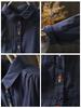 Women's Autumn Double Layer Cotton Long Sleeve Shirt - Solid Color, Casual, Slimming Design