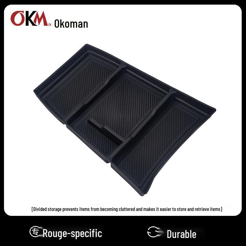 TPE Divider Storage Box/Mat for 2021-2024 Nissan Rogue - Modifies Lower Center Console.