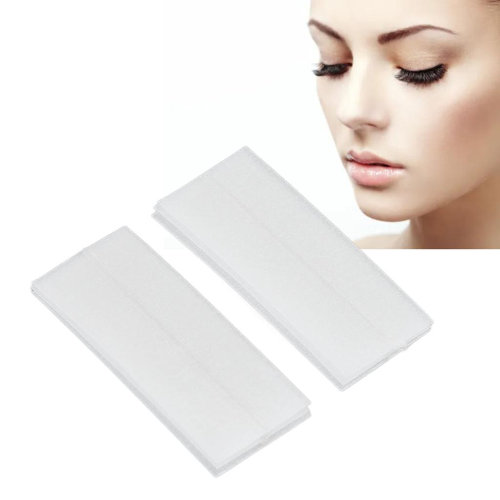 80PCS Self Adhesive Eyelash Strips Strong Hold   Lasting Waterproof Reusable Replacement Lash Glue Strip