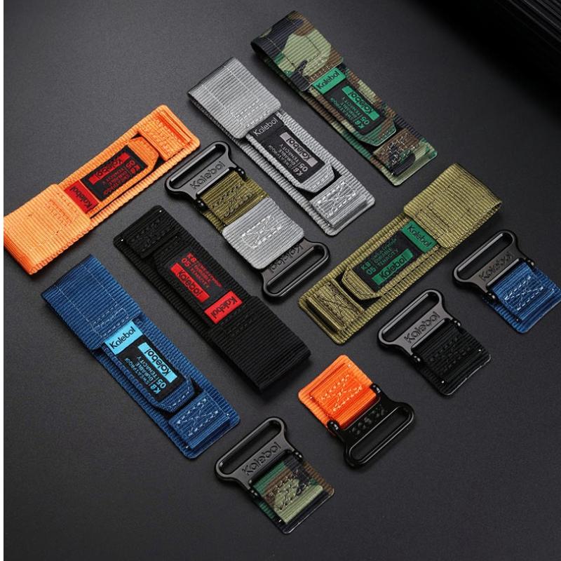 Quick Fabric Watchband For Huawei Smart Watch Gt5pro Gt5 Gt4 Gt 4 46mm Camouflage Army Green Fabric Nylon Men Universal Strap 22