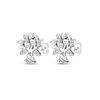 Authentic 925 Silver Gingko Leaf Mask Earrings For Women Fashion DIY Birthday Gift Jewelry Beautiful Accessories