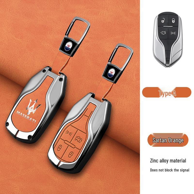 Maserati Levante/Ghibli Premium Key Case with Metal Shell