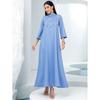 New Arrival Middle East Half Turtleneck Hand-Stitched Diamond Dress Party Long Dress Hand Sewn Diamond Dress
