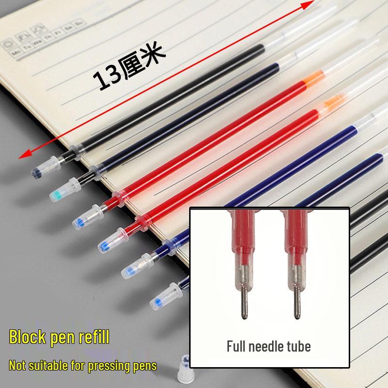 Penna Gel con Punta Sottile da 0,5 mm e Punta a Pallina - Inchiostro Blu, Rosso, Nero per Firmare & Scrivere
