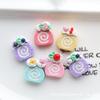 Sweet Fruit Cream Roll Cake Resin Dessert Hairpin Simulation DIY Accessory