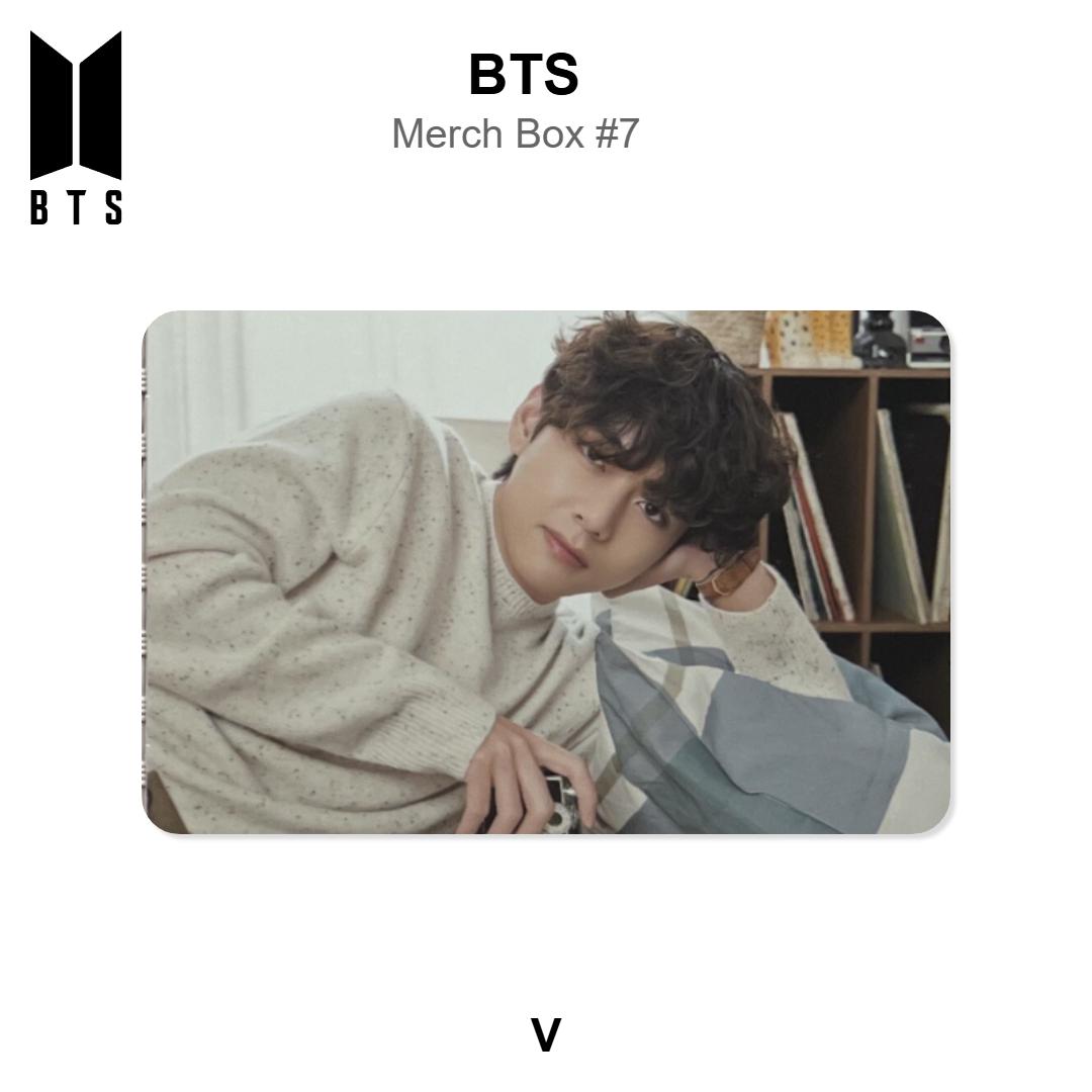 BTS Merch Box #7 Official Photocard V
