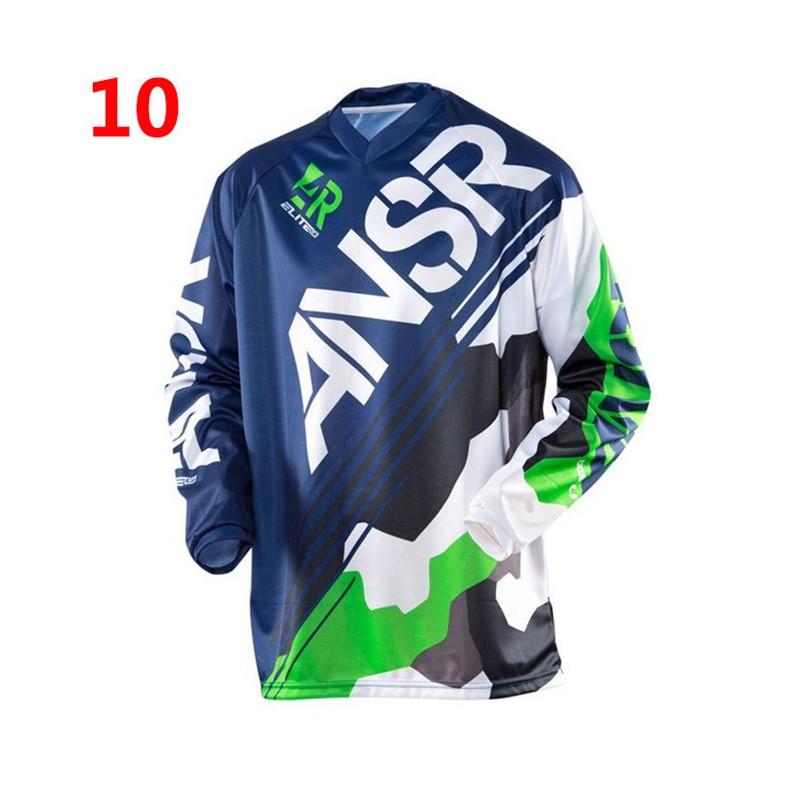 Quick-Dry Long Sleeve Cycling Jersey Mountain Biking Downhill Kids Roller Skating Shirt Unisex Sport Top
