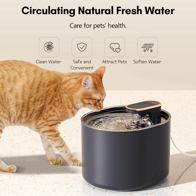 Intelligent Electric Automatic Pet Water Fountain Low Noise Water Dispenser with 3L/ 101OZ L
