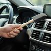 Car Interior Cleaning Brush Handheld Ergonomic Dust Removal Tool Auto Detail Brush For Windshield Fabric Furniture Automotive