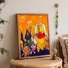 Disney Winnie The Pooh Halloween DIY Oil Painting Kits Hand Painting Home Decor Craft Gift Ideas For Friends Room Wall Art Decor Set