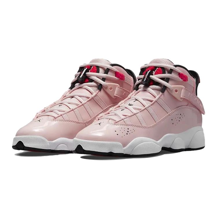 Air Jordan 6 Rings GS Atmosphere Barnesko Rosa Infrared-23 Bak 323419-602