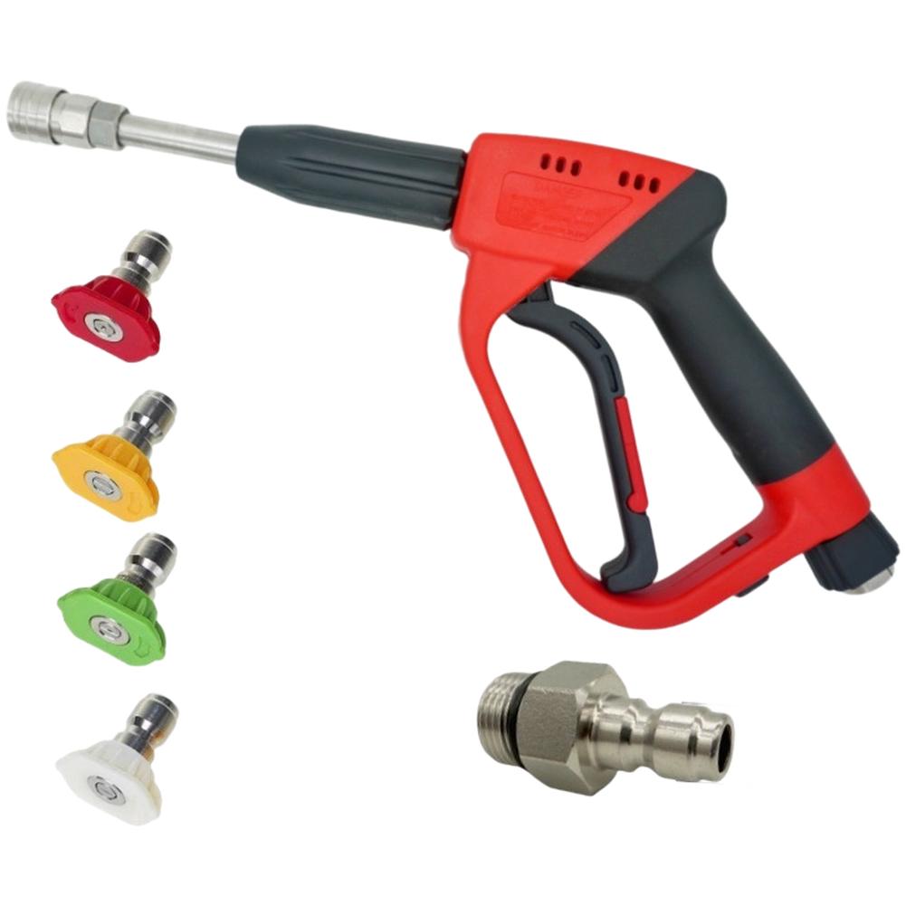 Stainless Steel Pressure Washer Sprayer:  Car Wash Nozzle For Powerful  High Pressure Washer Kit Household Car Washing