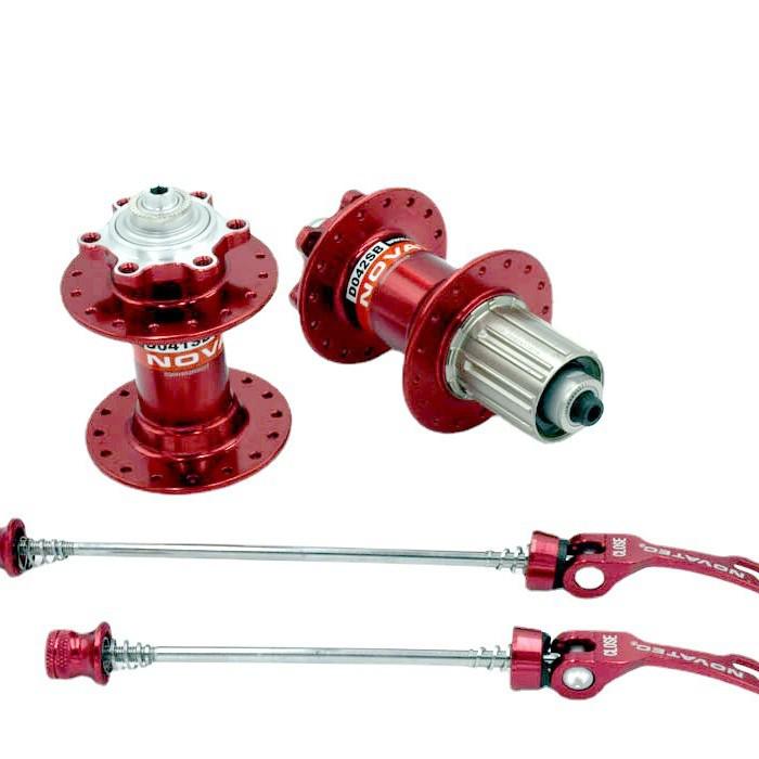 Novatec D041SB/D042SB MTB Disc Brake Hubs, 4 Bearings, 28/32/36 Holes