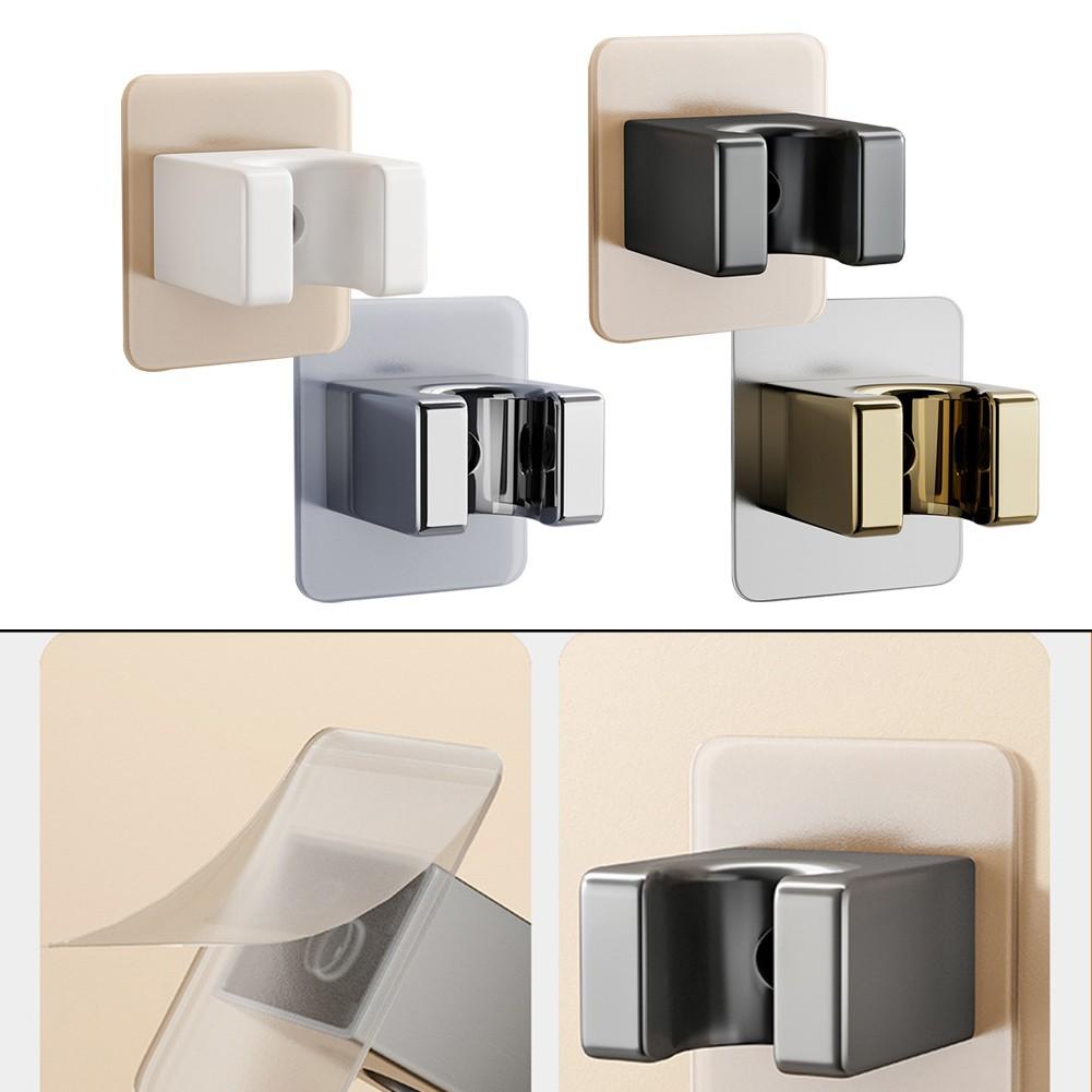 Secure Attachment Punchfree Shower Head Holder for Round and Square Heads