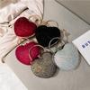 Damen Herzförmige Clutch Handtasche Hochzeitsfeier Abendtasche Mini Ketten Geldbörse Cocktail Abschlussball Tote Umhängetasche