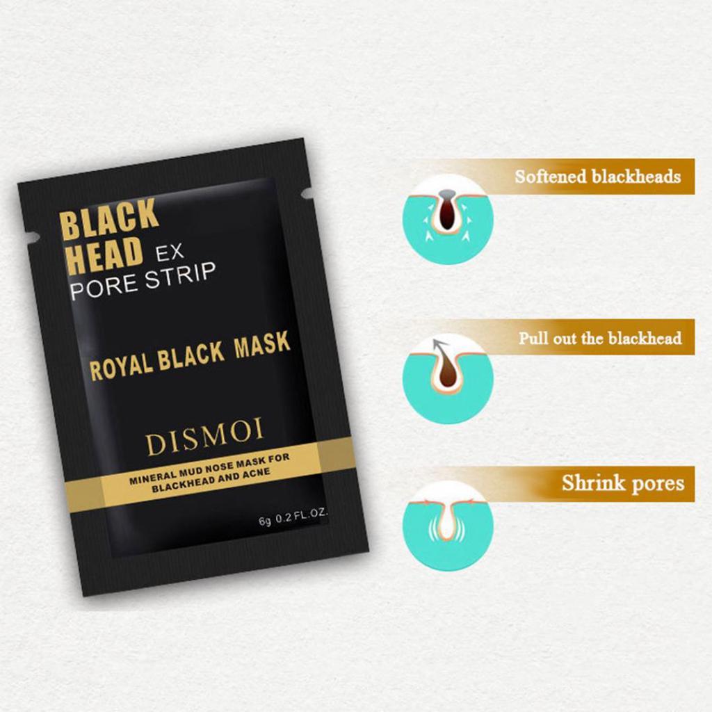 Masque Peel-off noir purifiant, nettoyant pour le visage, dissolvant de points noirs, masque pour le nez