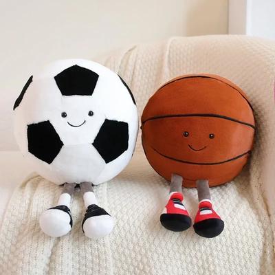 Cm Fußballpuppe, Basketball-Plüschtier, kreative Fußballpuppe, Kissen, Haustierball, interaktives Spielzeug für Hund und Katze