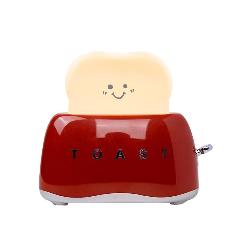 New Toast Night Light Cute little Bread Lamp Breastfeeding portable light with timer is still a great gift for kids and friends