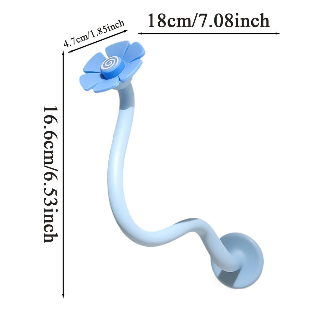 

Washer Door Prop Magnetic Flower Shape Non-Slip Magnetic Washing Machine Door Holder For College Dorms Laundry Room RV Rental синій
