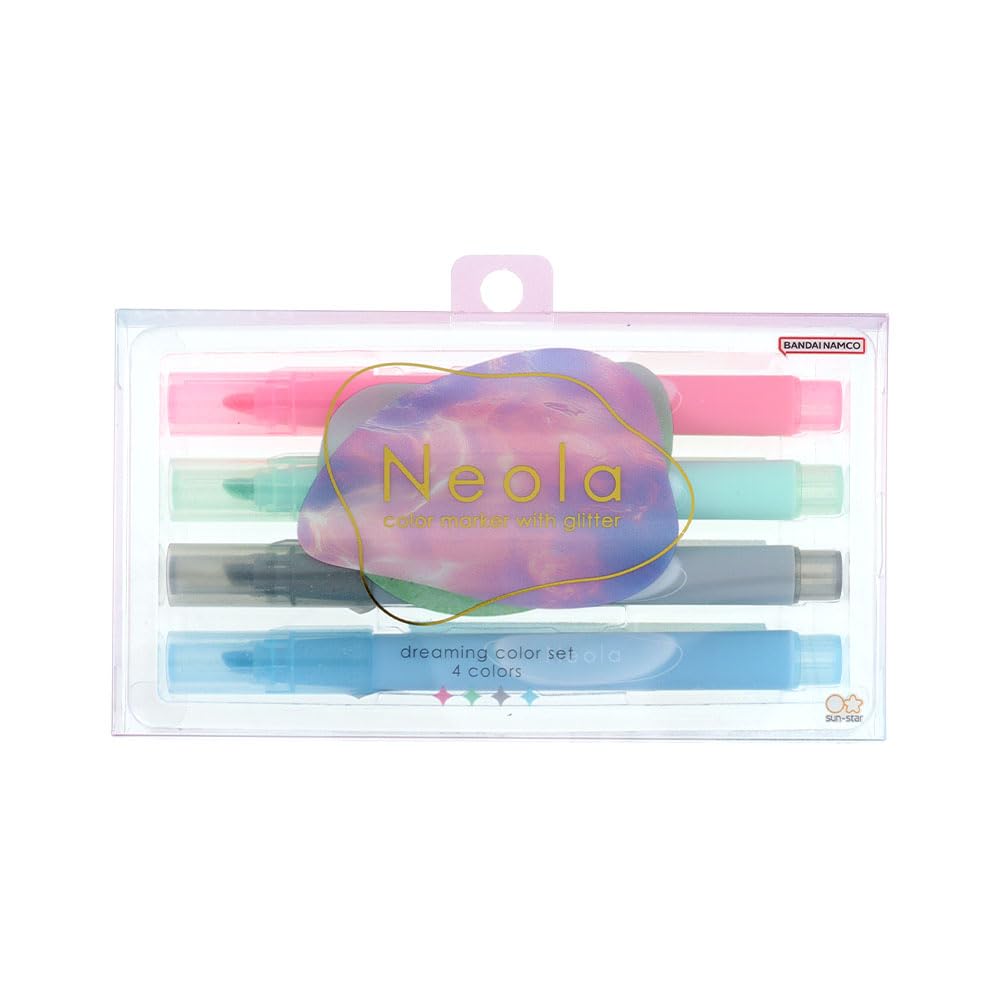 Stationery Glitter Neora Dreaming S4591917 Sun-Star Marker, Color,