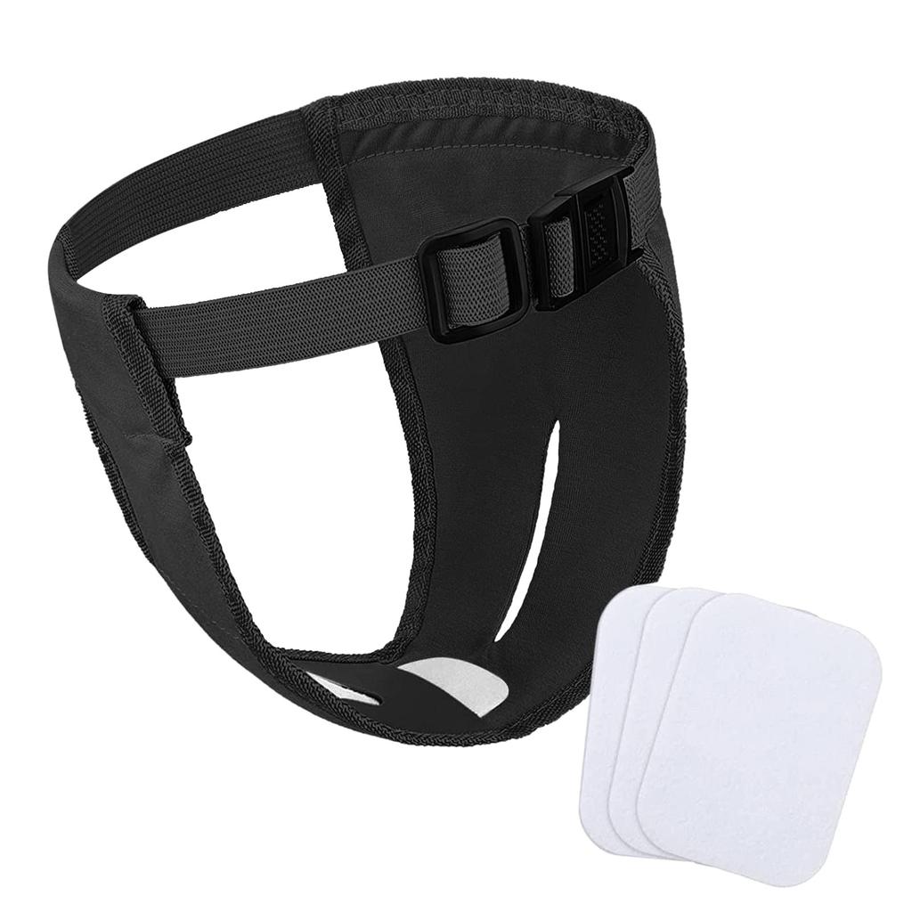 Haustier-Sicherheitshose mit 3 Wattepads, physiologische Hose, Hygienehose, Größe S-XXL